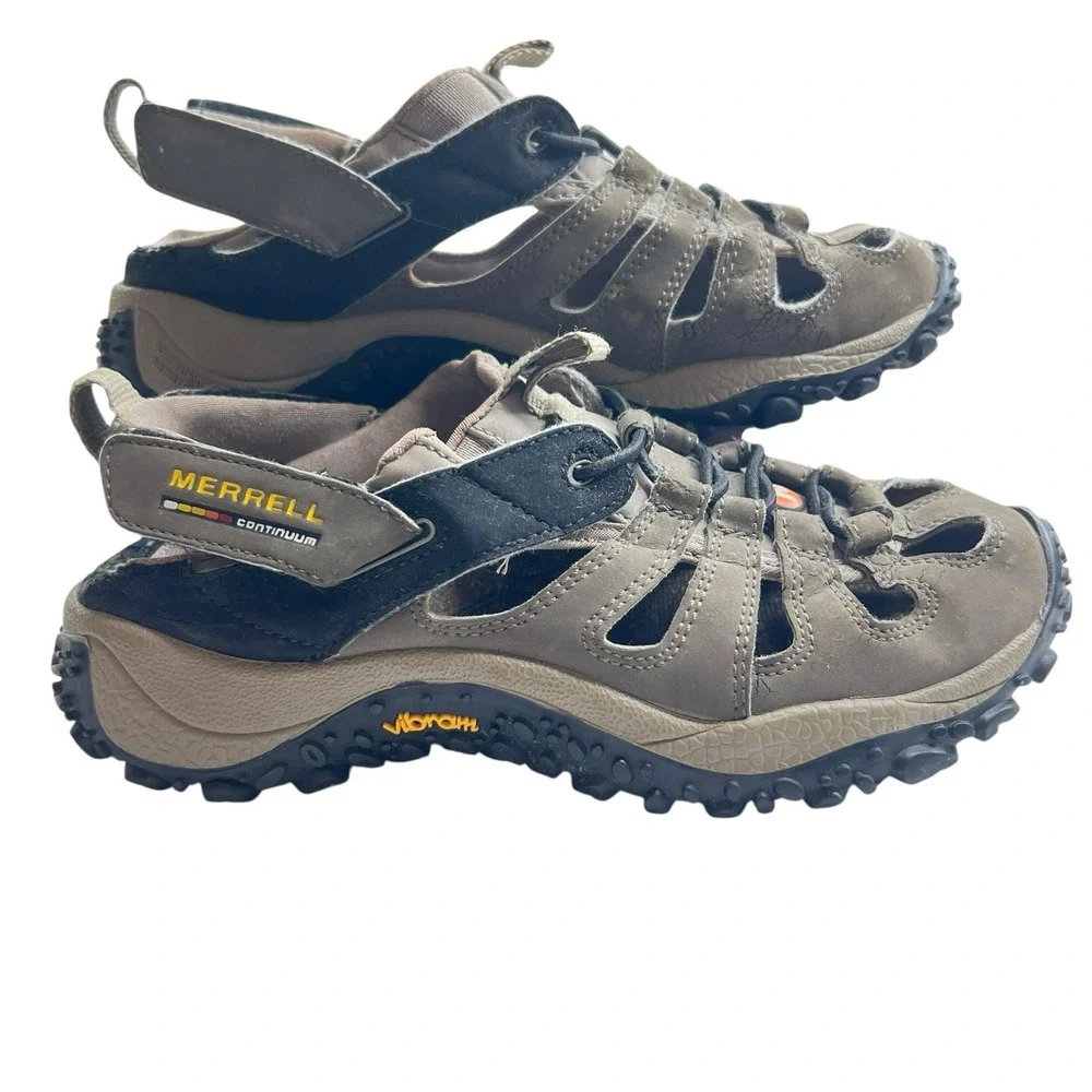 MERRELL Continuum Vibram Youth‎ Junior Hiking Outdoor Sandal Water Shoe Size 2